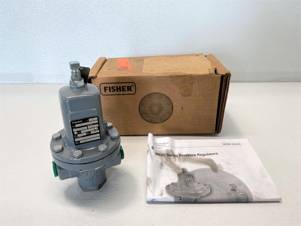 Fisher 1/2" NPT WCC Pressure Regulator, Type MR95H, 300 PSI